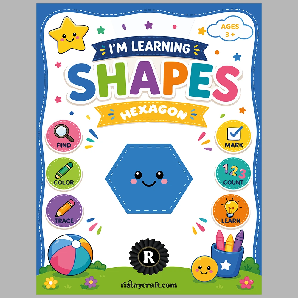 Learning Shapes – Hexagon