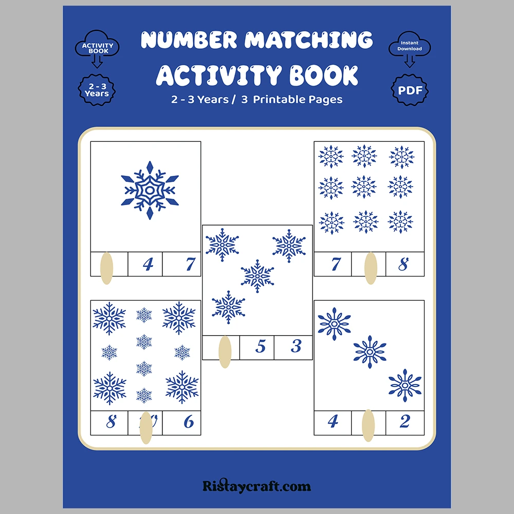 Number-Snowflake Matching Pages