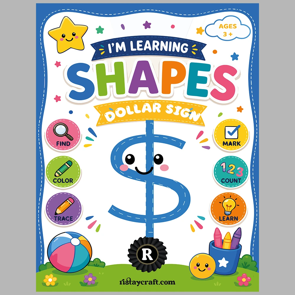 Learning Shapes – Dollar Sign