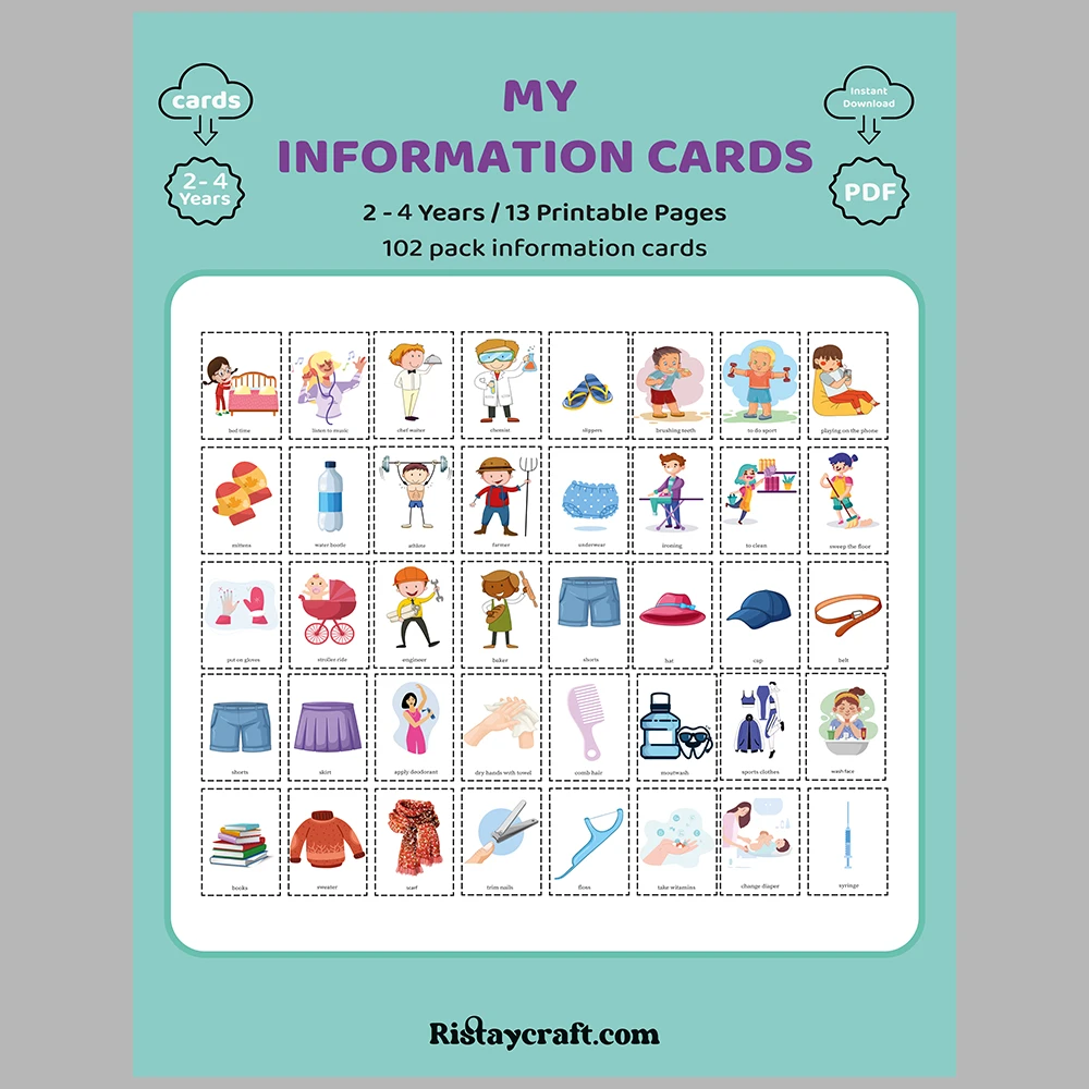 Word pattern flashcards