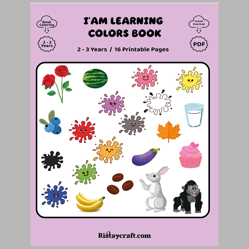 I Am Learning Colors Book