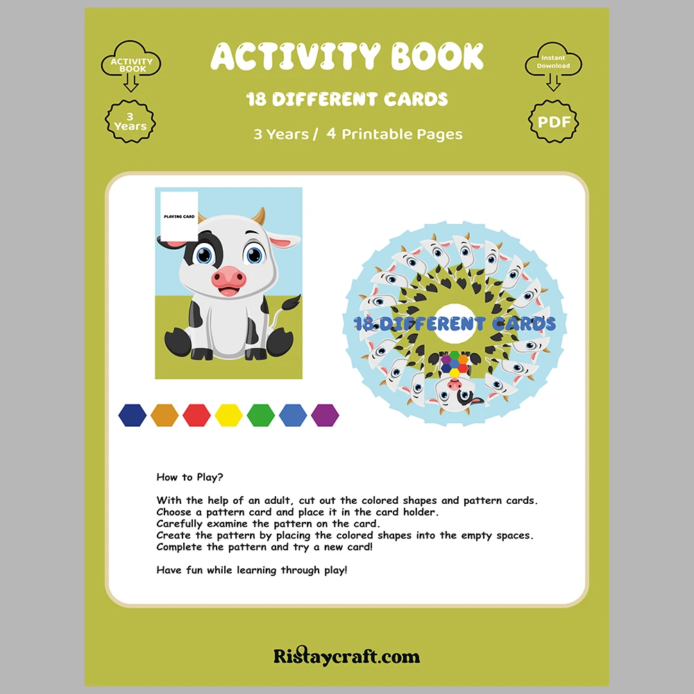 Cow-Themed Analytical Intelligence Card Game