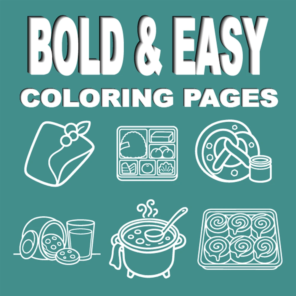 Cozy Kitchen – Food Coloring Book