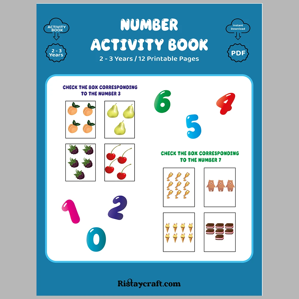 Number Recognition and Matching Activity and Game