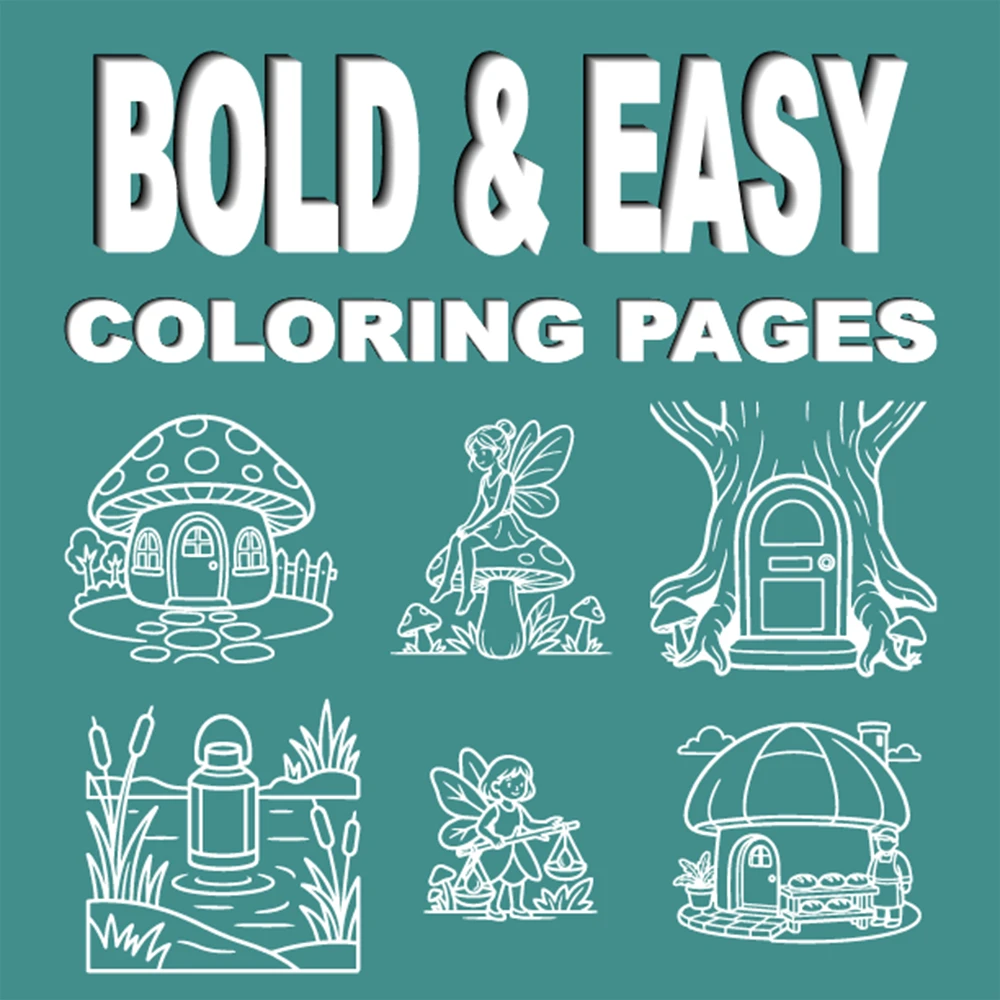 Cozy Fairy – Magical Coloring Book