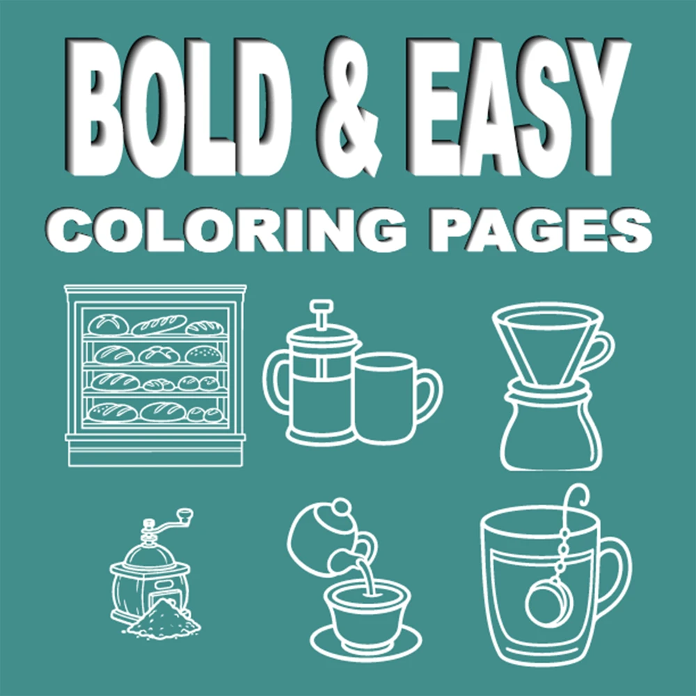 Cozy Coffee – Tea Coloring Book