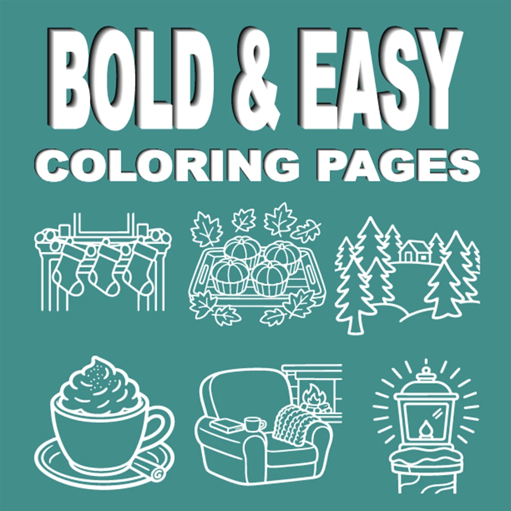 Seasons Cozy Coloring Book
