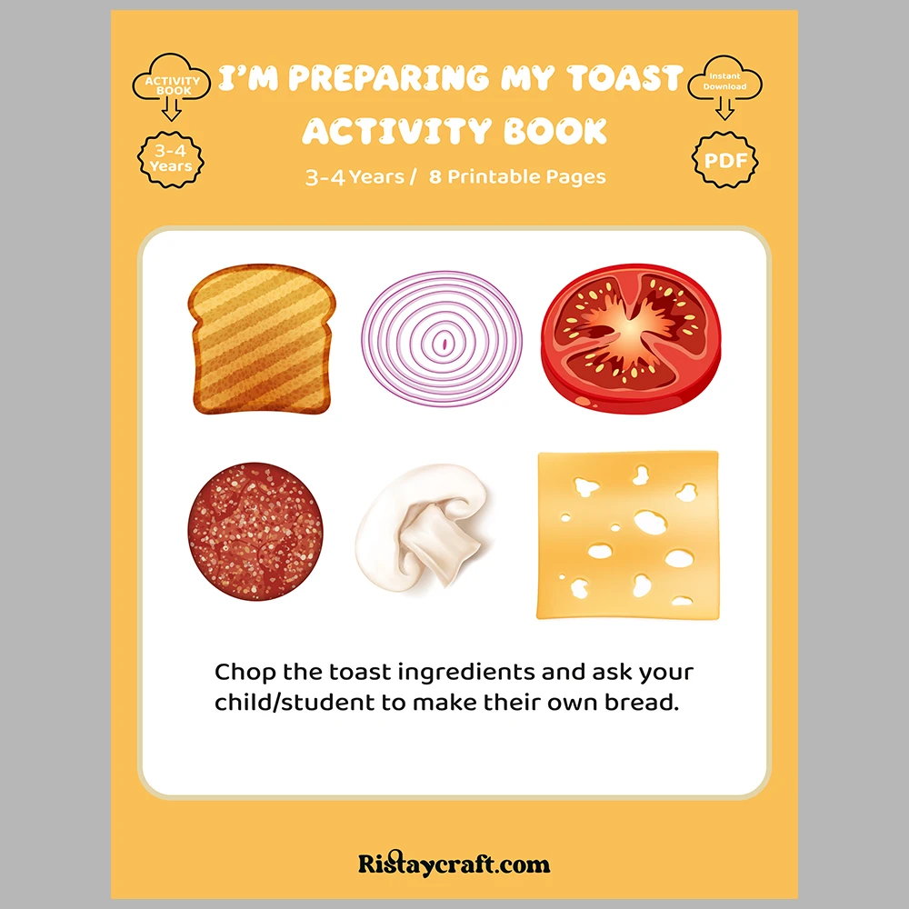 I’m Preparing My Toast Activity Book