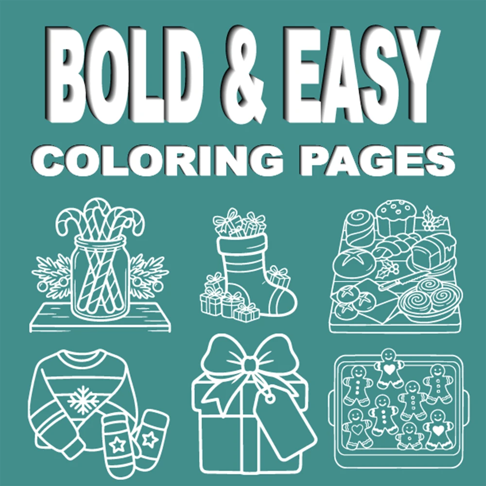 Christmas and Holiday Coloring Book