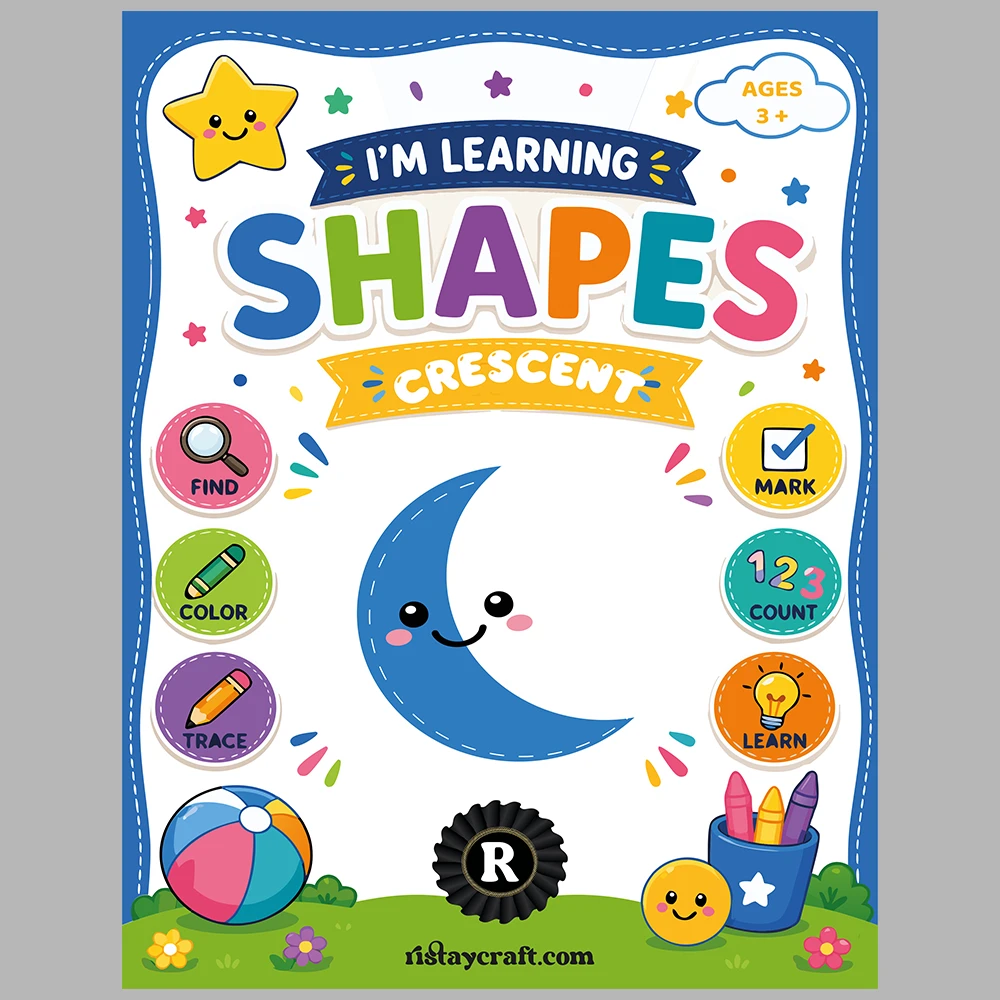 Learning Shapes – Crescent
