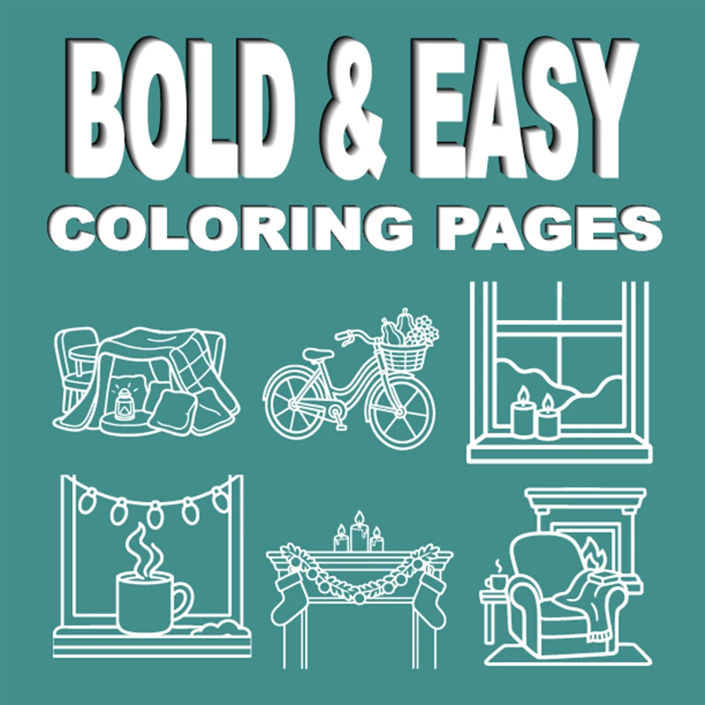 Cozy Seasons Coloring Book
