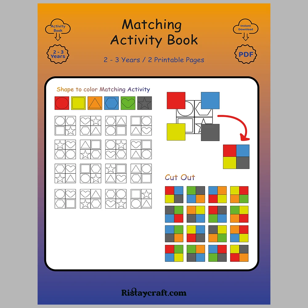 Coding Worksheet With Colors And Shapes