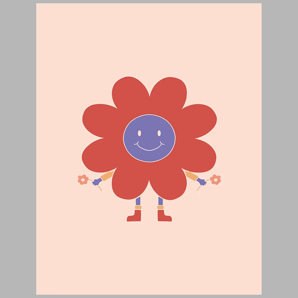 purple and orange themed posters