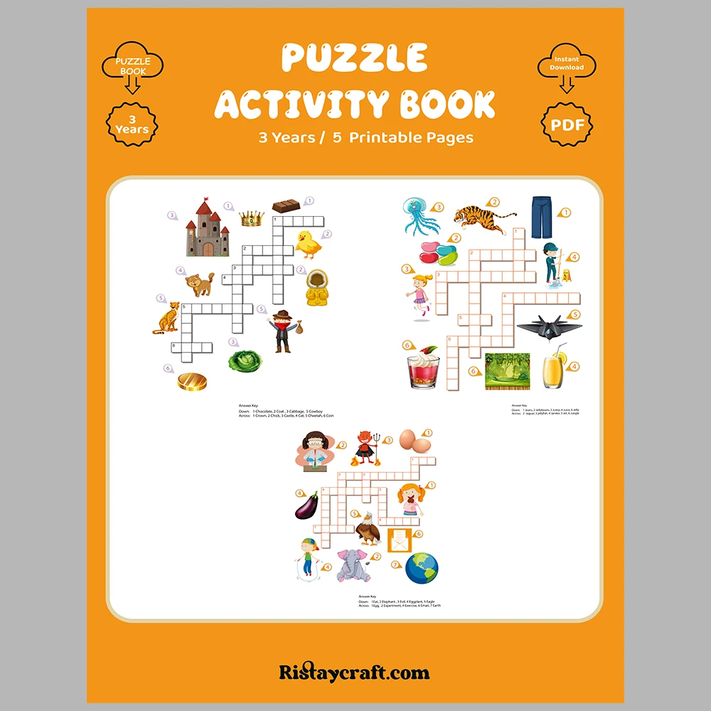Picture puzzle pages