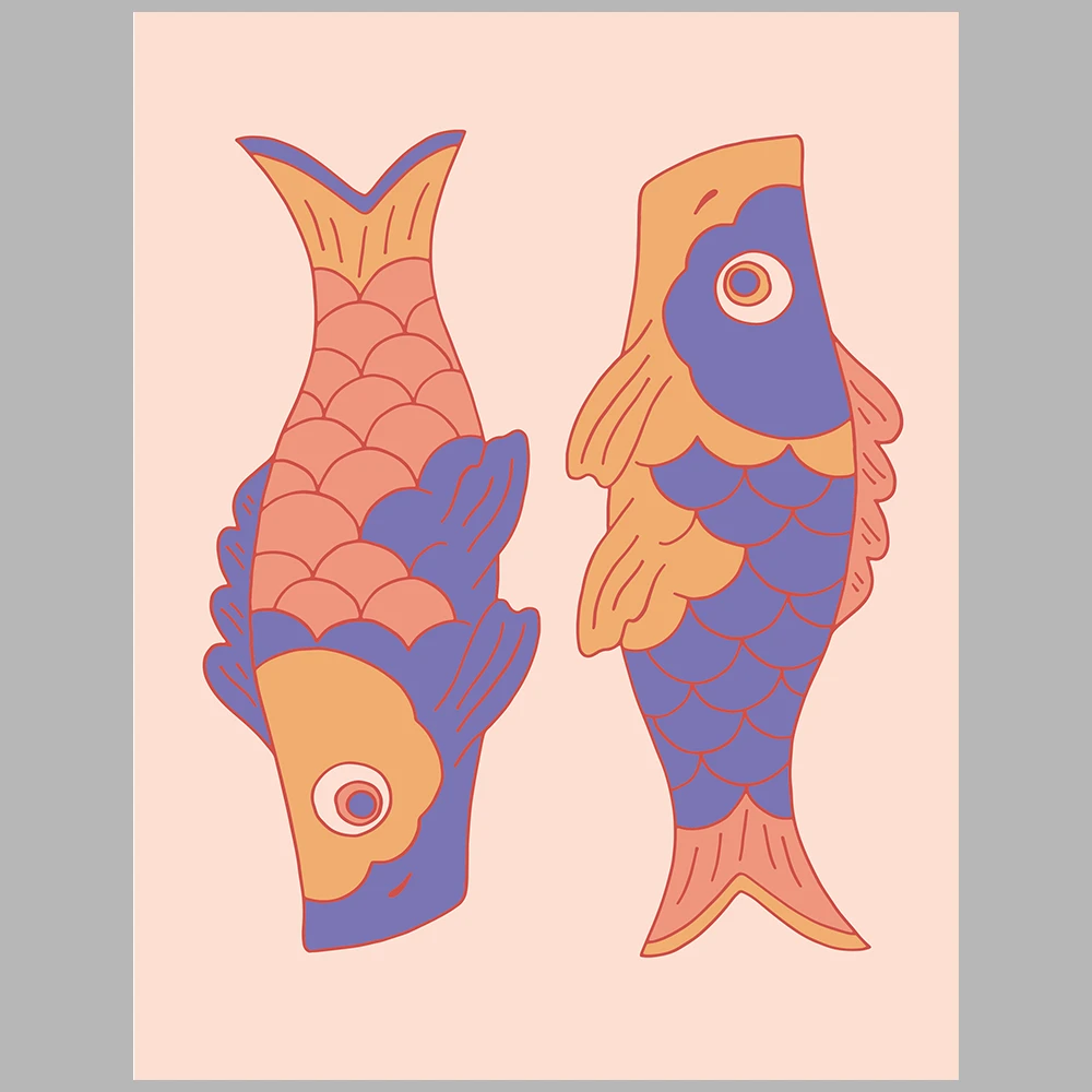 multicolored posters