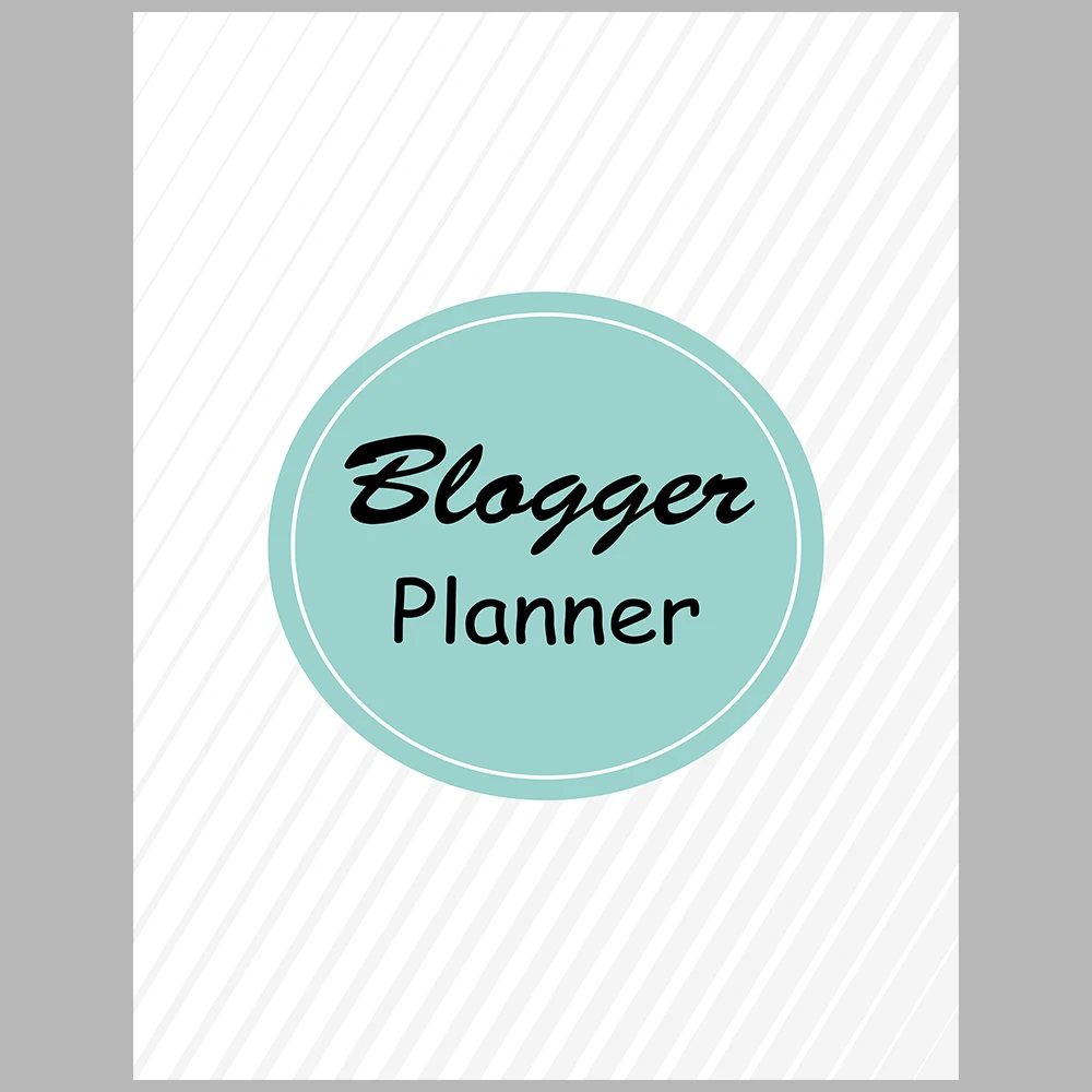 Blog Planner – Green Striped Theme