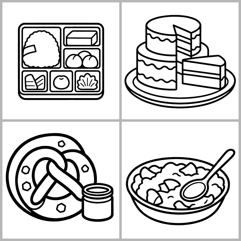 Cozy Kitchen – Food Coloring Book