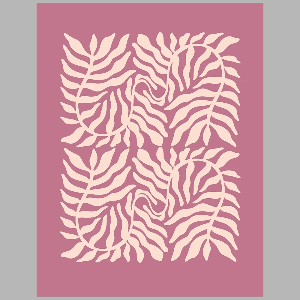 orange, pink, and purple posters