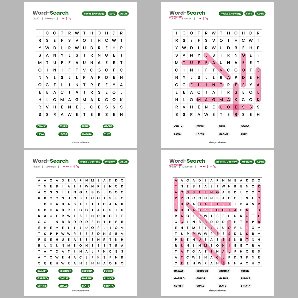 Word Search – Internet & Web Terms – Poetry & Literary Terms – Themes