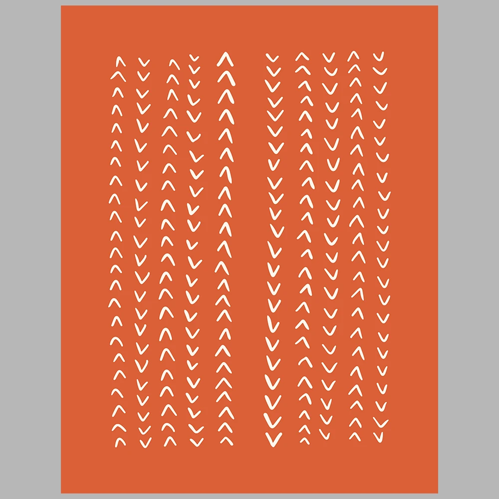 orange and green themed poster