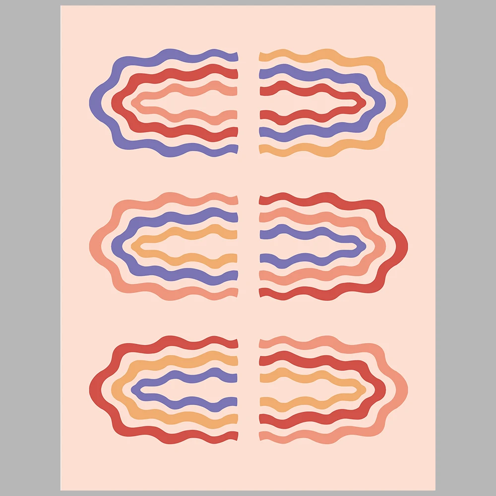 multicolored posters