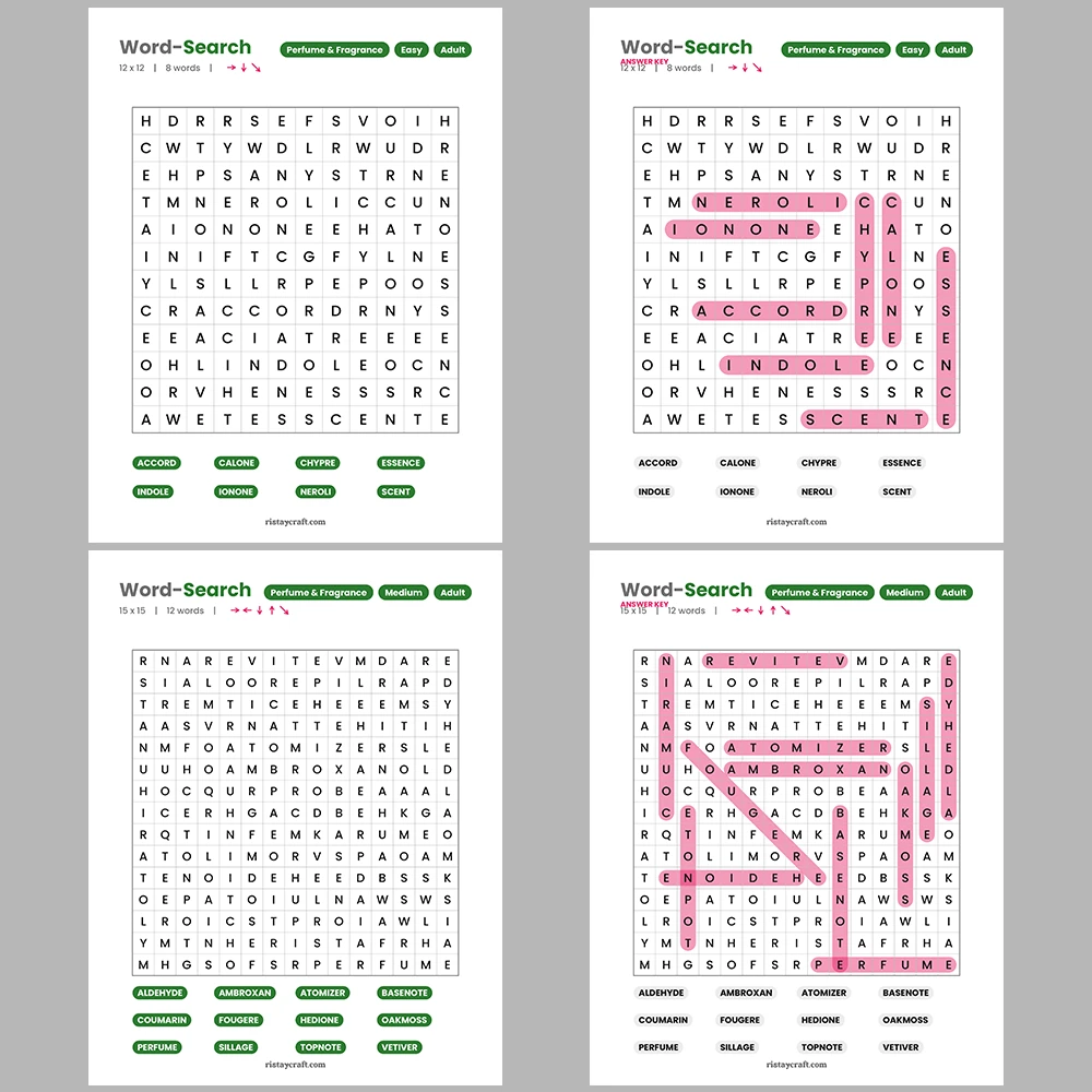 Word Search – World Leaders in History – Music Genres -Themes