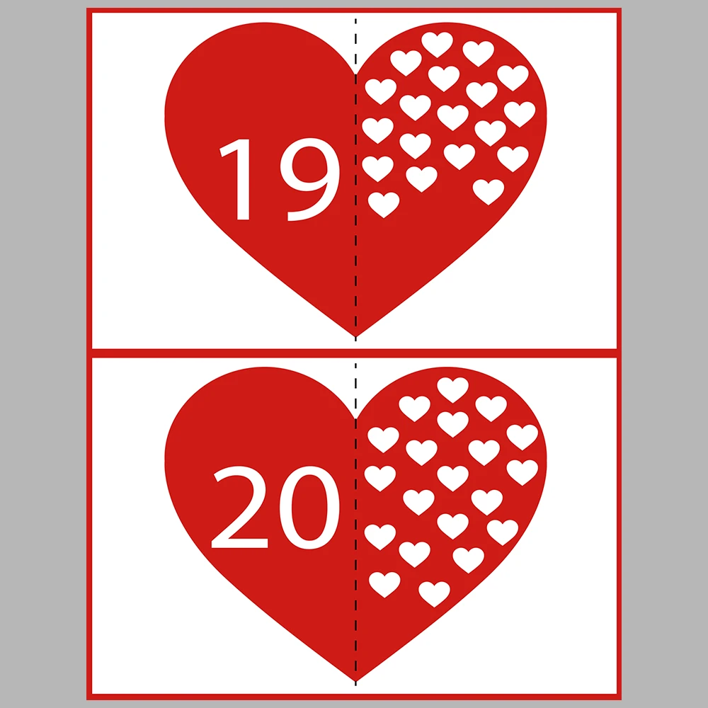 Number Matching Activity Book – Heart-Themed