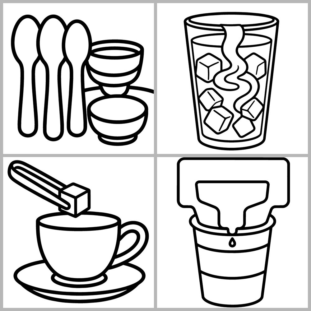 Cozy Coffee and Tea Coloring Book