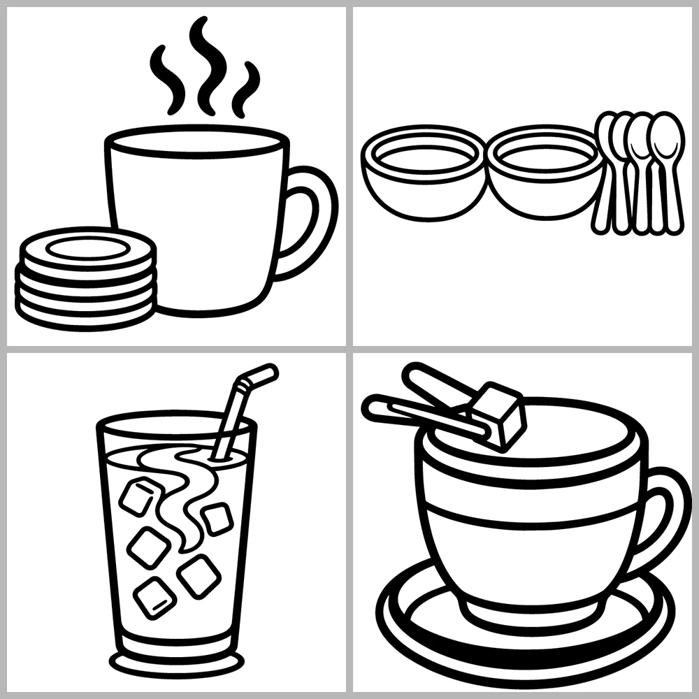 Cozy Coffee – Tea Coloring Book