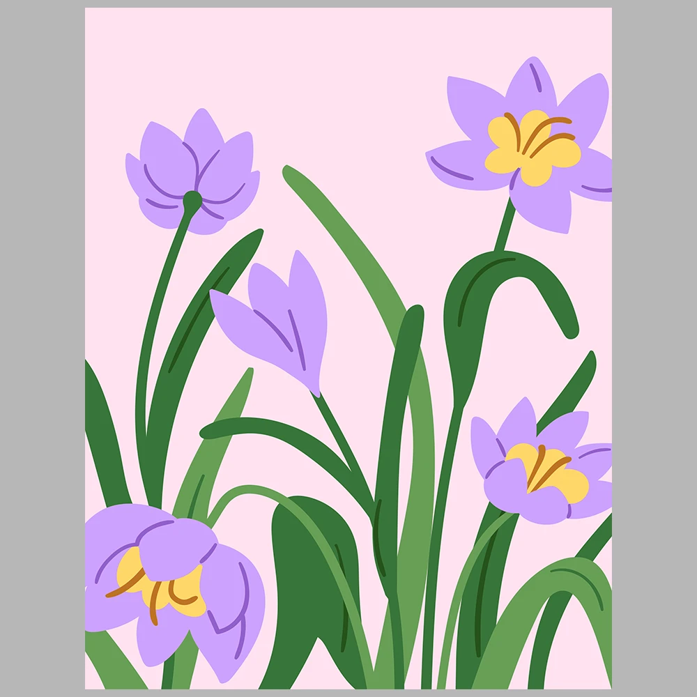 floral-themed posters