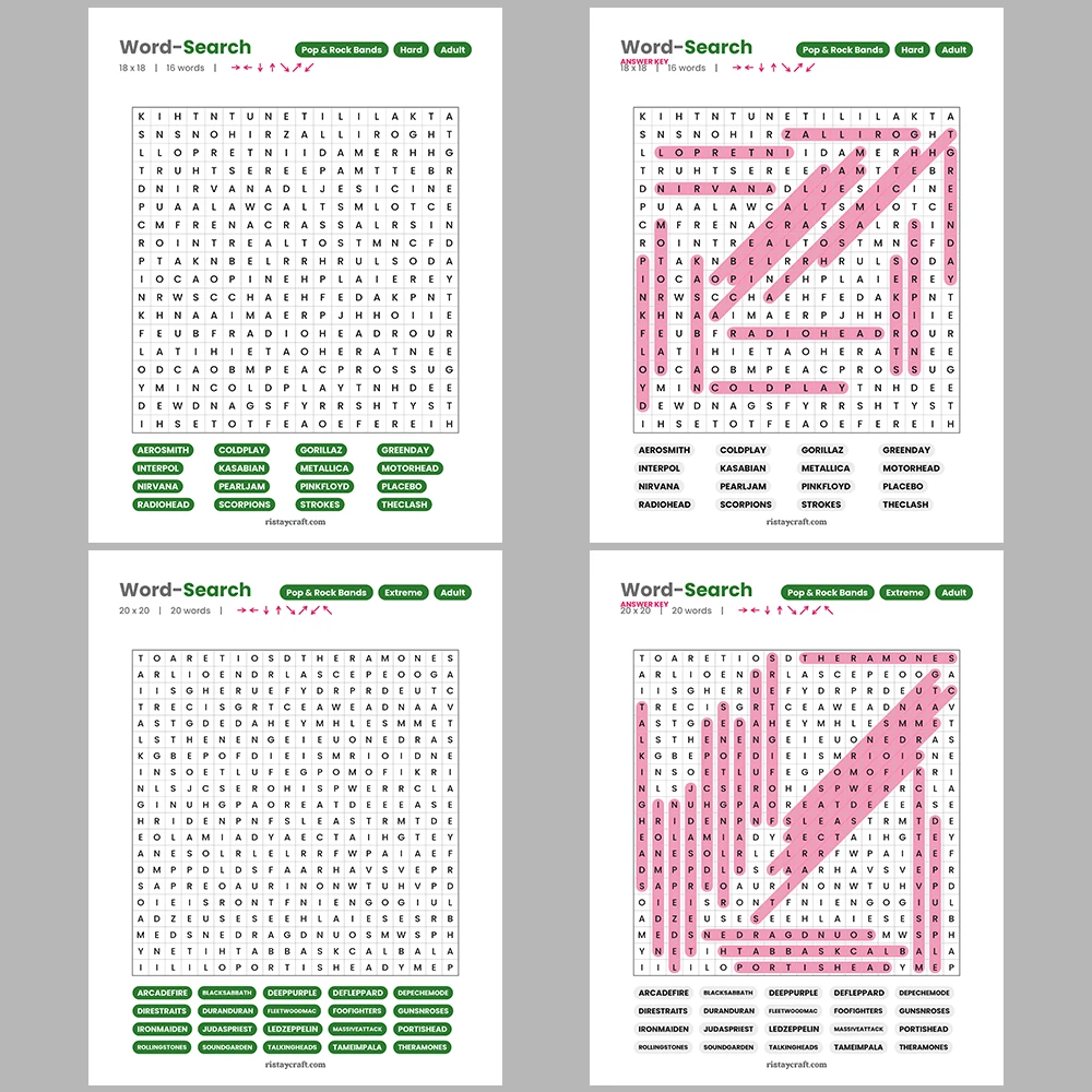 Word Puzzle – Architects – Clothing & Apparel – Themes – Vol. 1