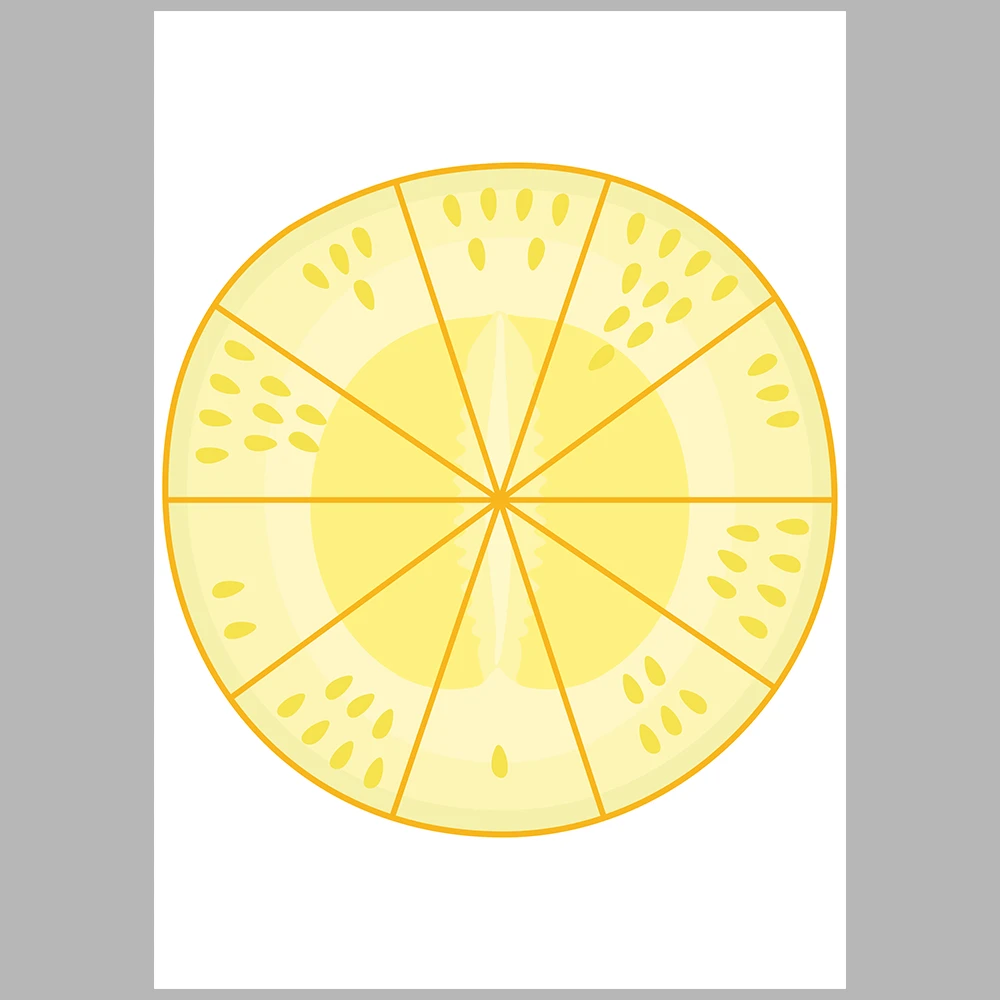 Melon-Themed Number Matching Activity Book