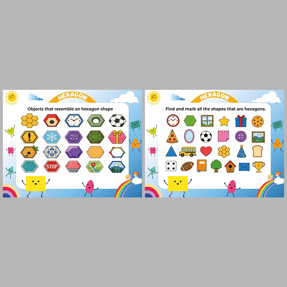 Learning Shapes – Hexagon