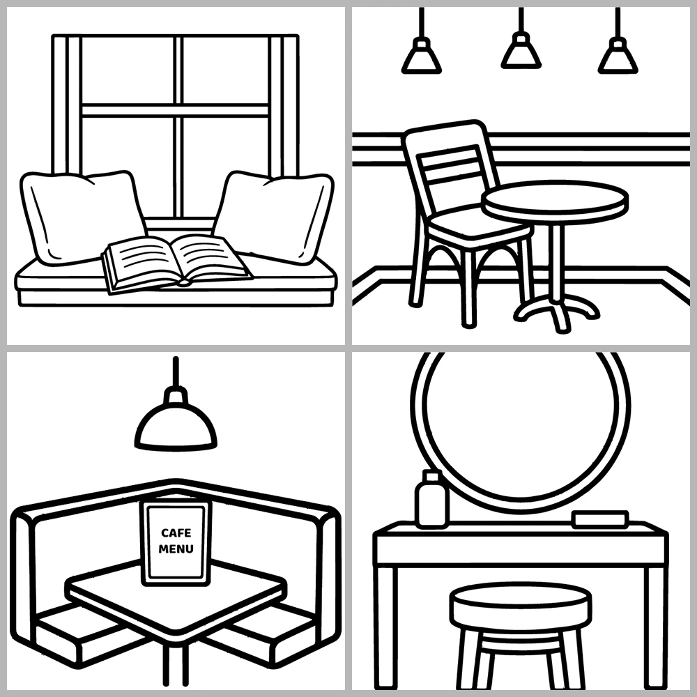 Corners Cozy Coloring Book