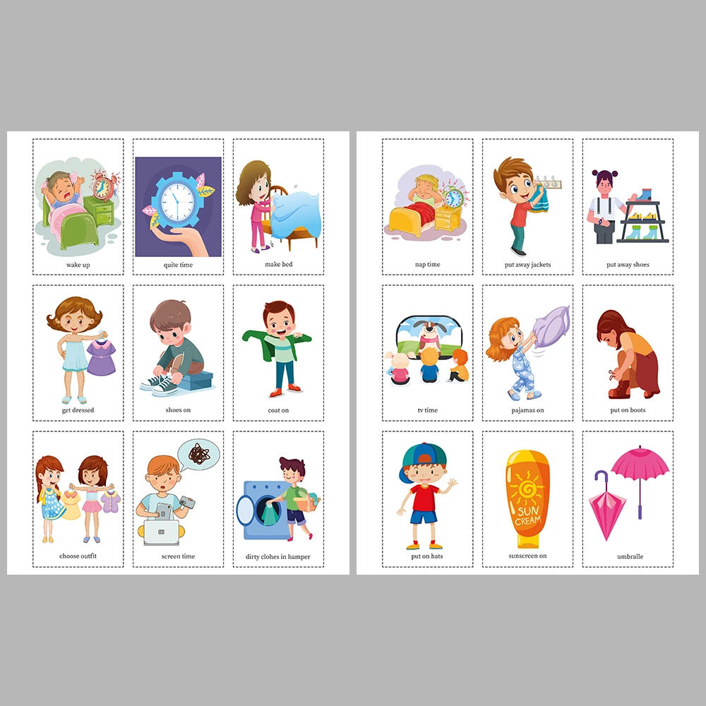 Word pattern flashcards