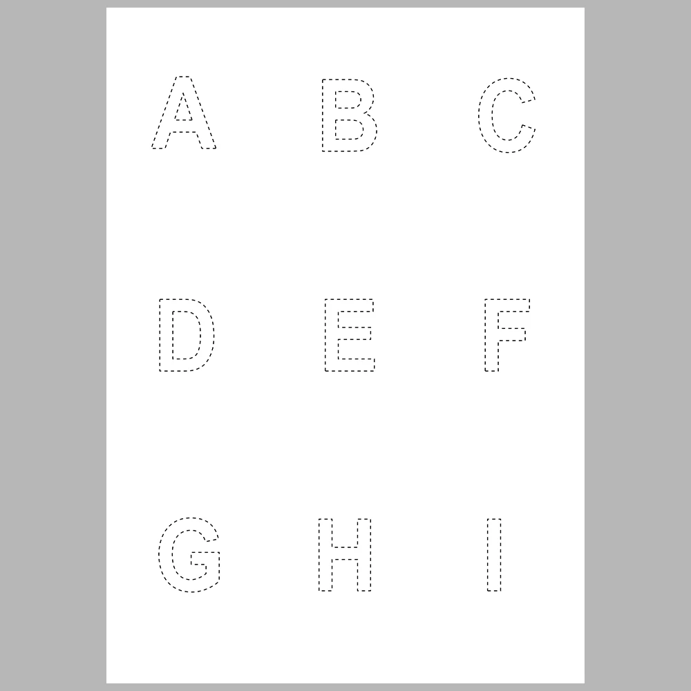 I’m Learning the Letters Uppercase Writing Practice