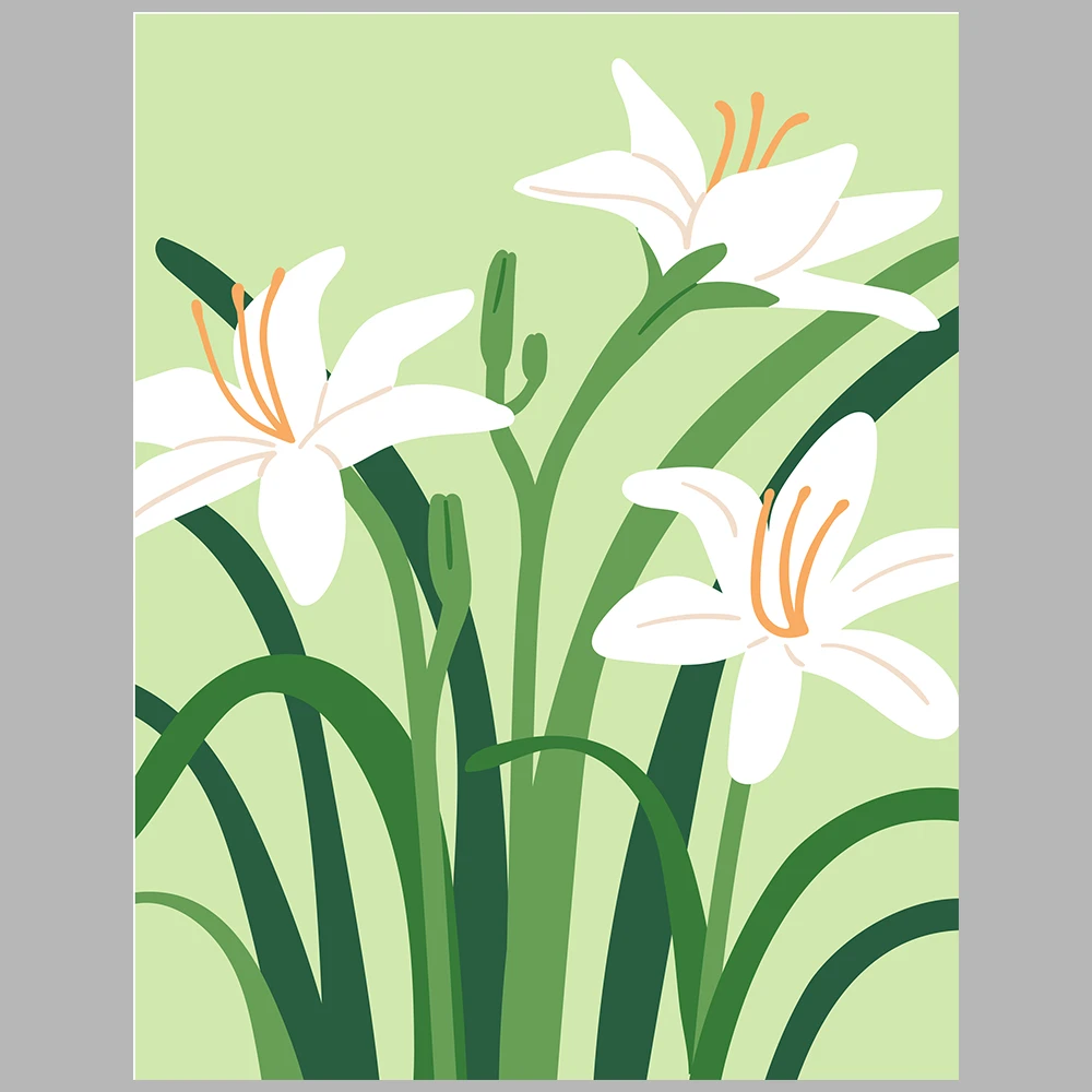 floral-themed posters