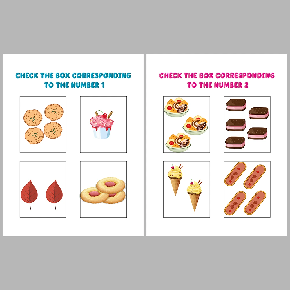 Number Recognition and Matching Activity and Game