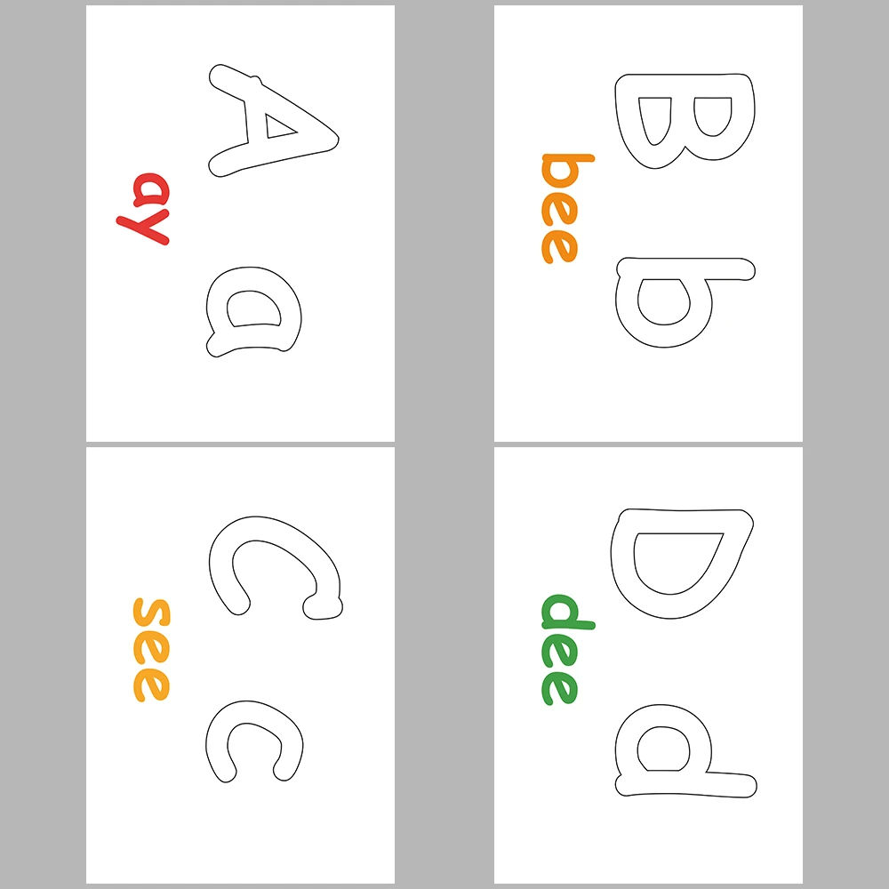 Learning Letters: Uppercase and Lowercase Letter Coloring Activity (With Pronunciation)