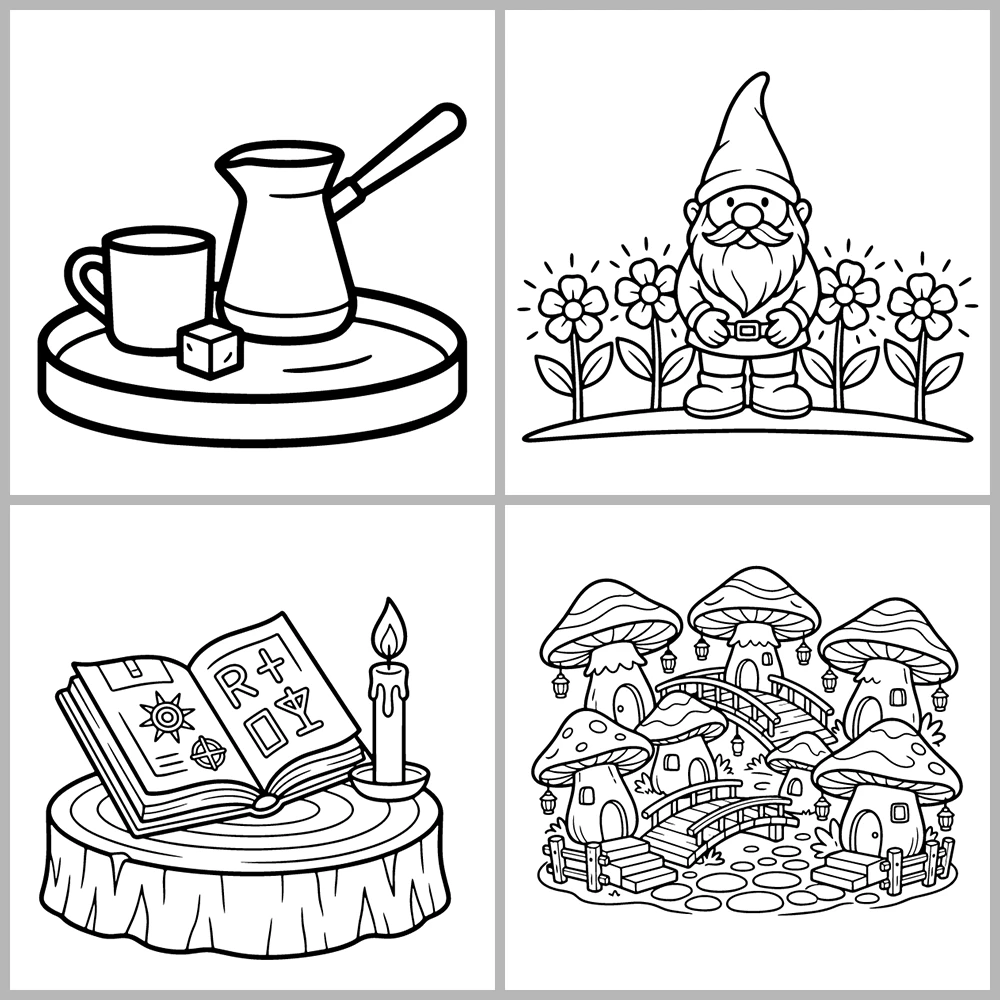 Cozy Fairy – Magical Coloring Book