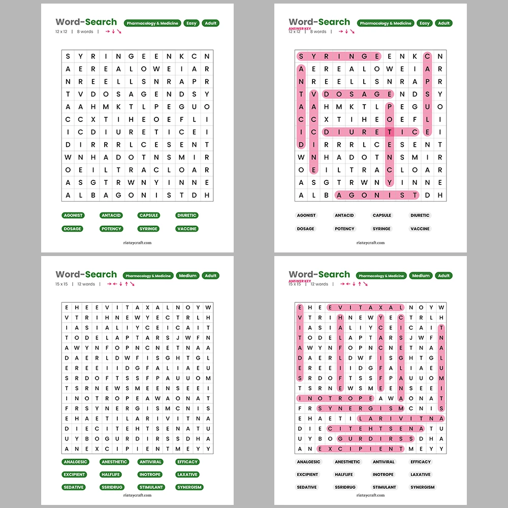 Word Search – Internet & Web Terms – Poetry & Literary Terms – Themes