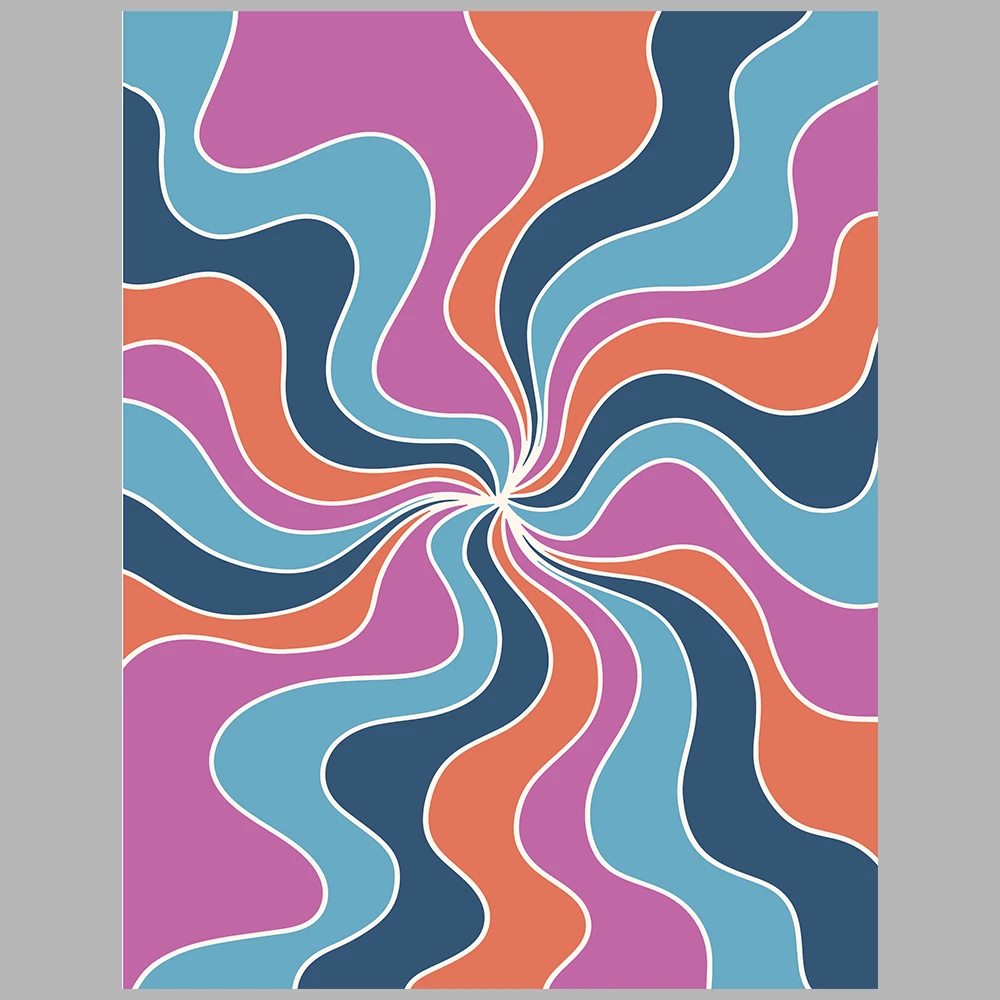 blue and purple themed poster