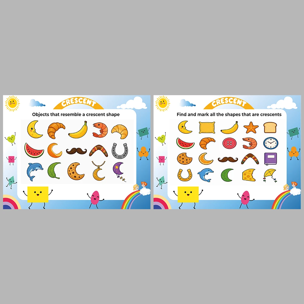 Learning Shapes – Crescent