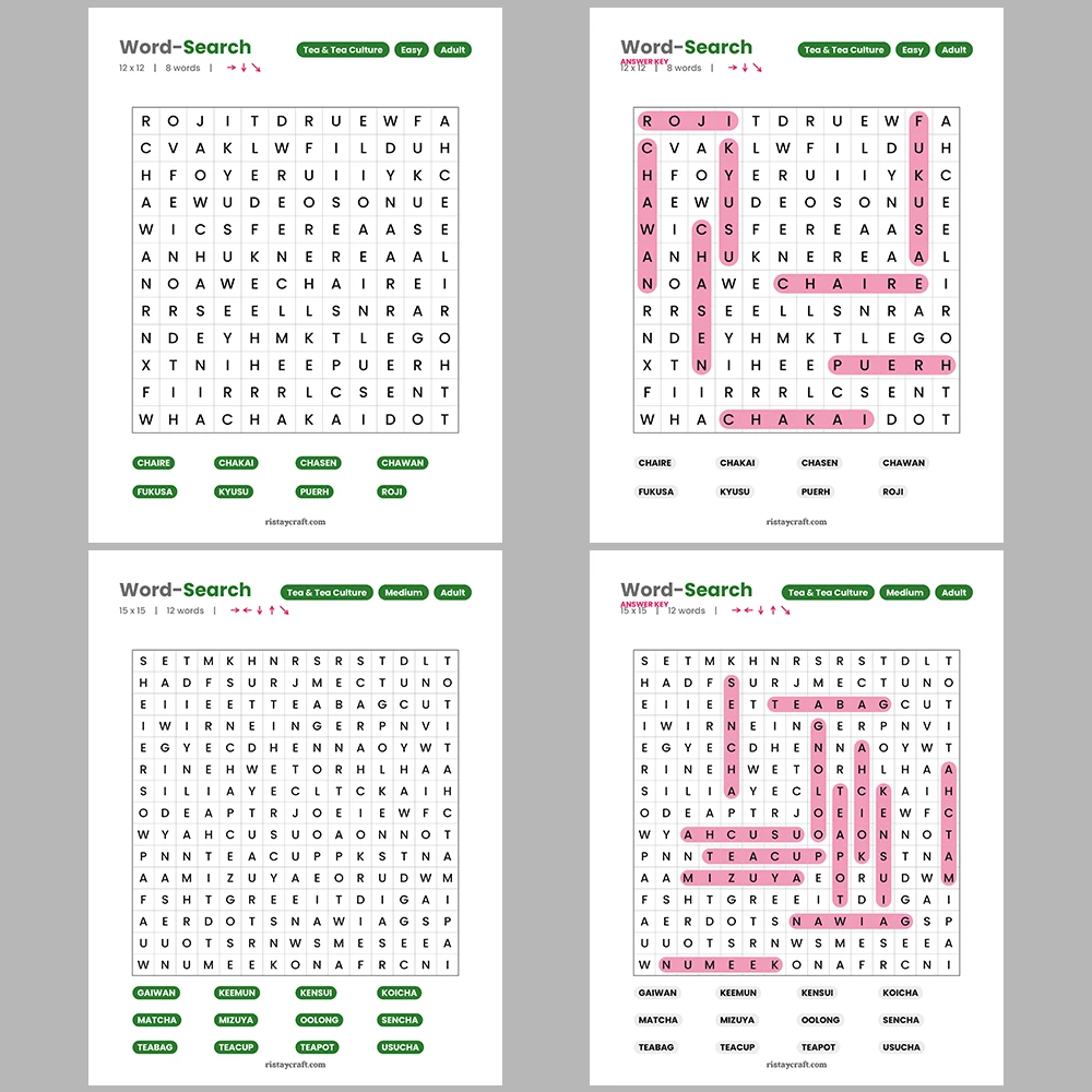 Word Search – Business & Management – Cookies & Biscuits – Themes