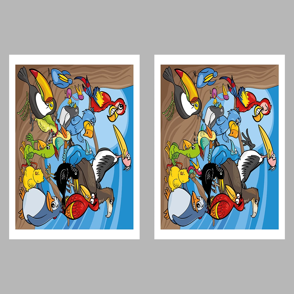 Spot the 10 Differences Puzzle Book