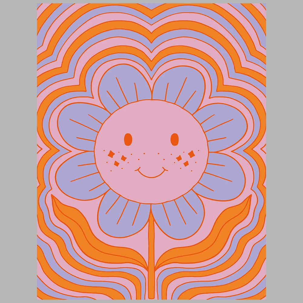 lilac-themed posters
