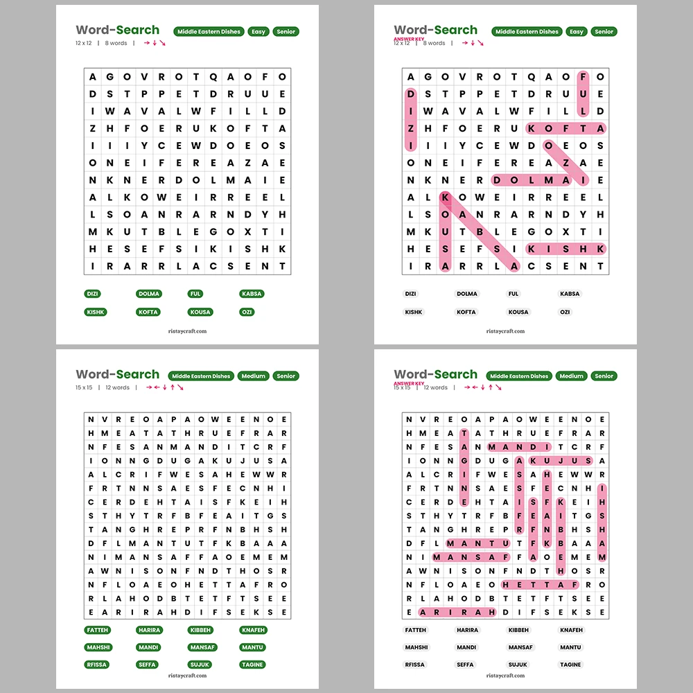 Word Search – Codes and Ciphers – Puzzles and Brain Teasers – Themes