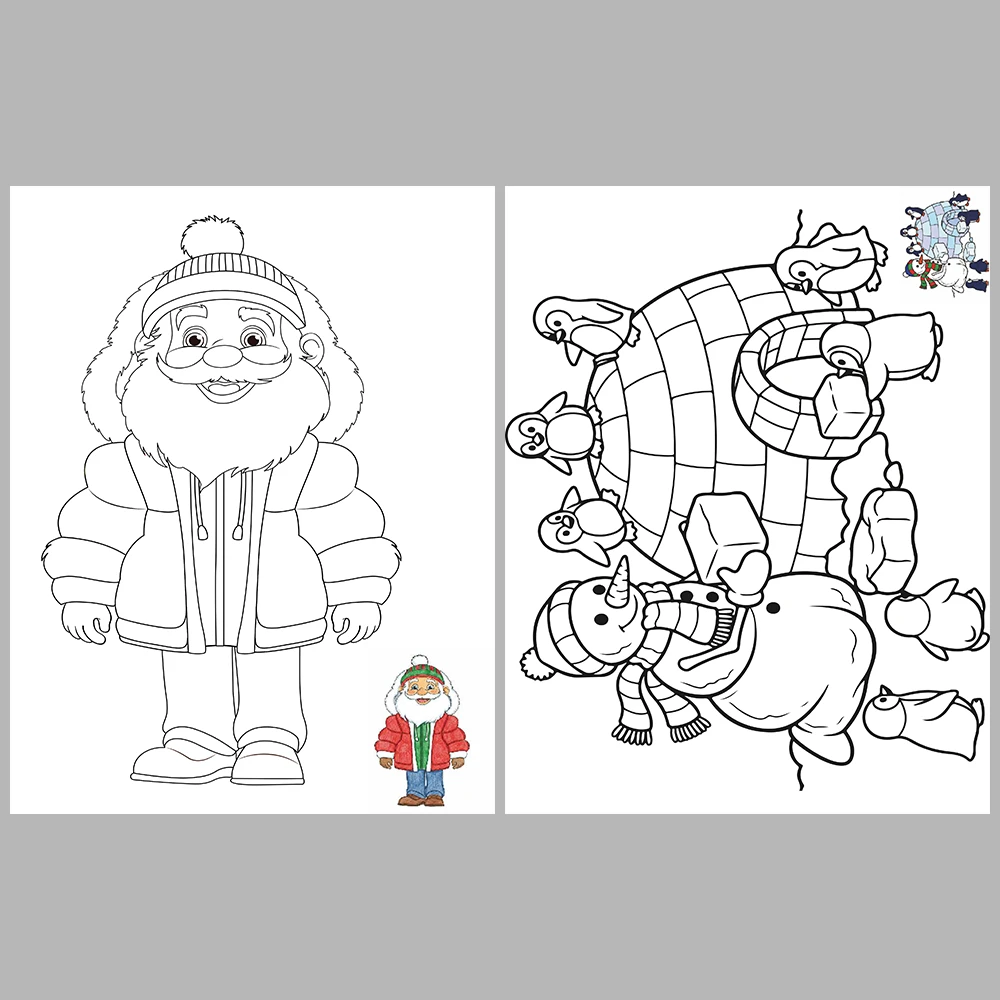 Winter Season Coloring Pages – Reference Images