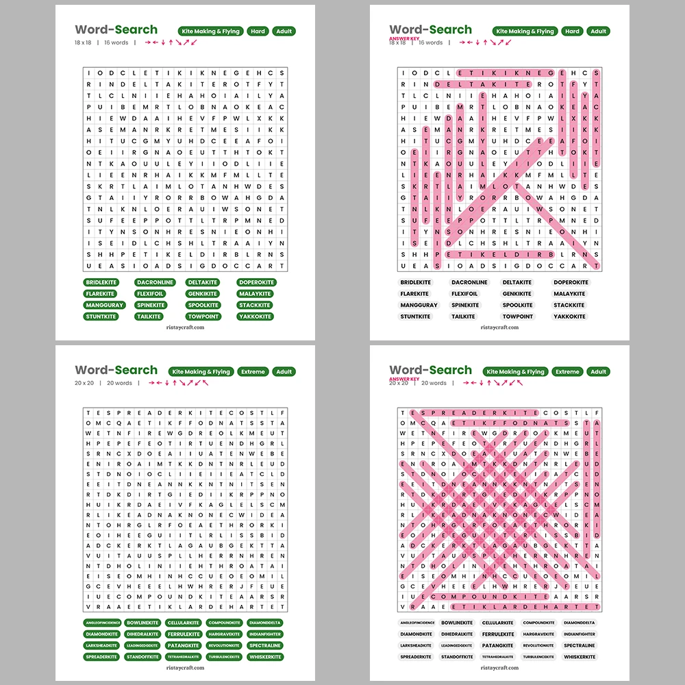 Word Search – Meteorology Instruments – Mountains & Peaks -Themes