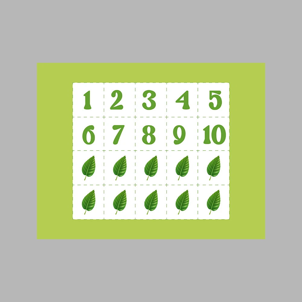I Am Learning to Count Caterpillar-Themed Number Matching Activity Book
